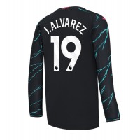Pánský Fotbalový dres Manchester City Julian Alvarez #19 2023-24 Třetí Dlouhý Rukáv